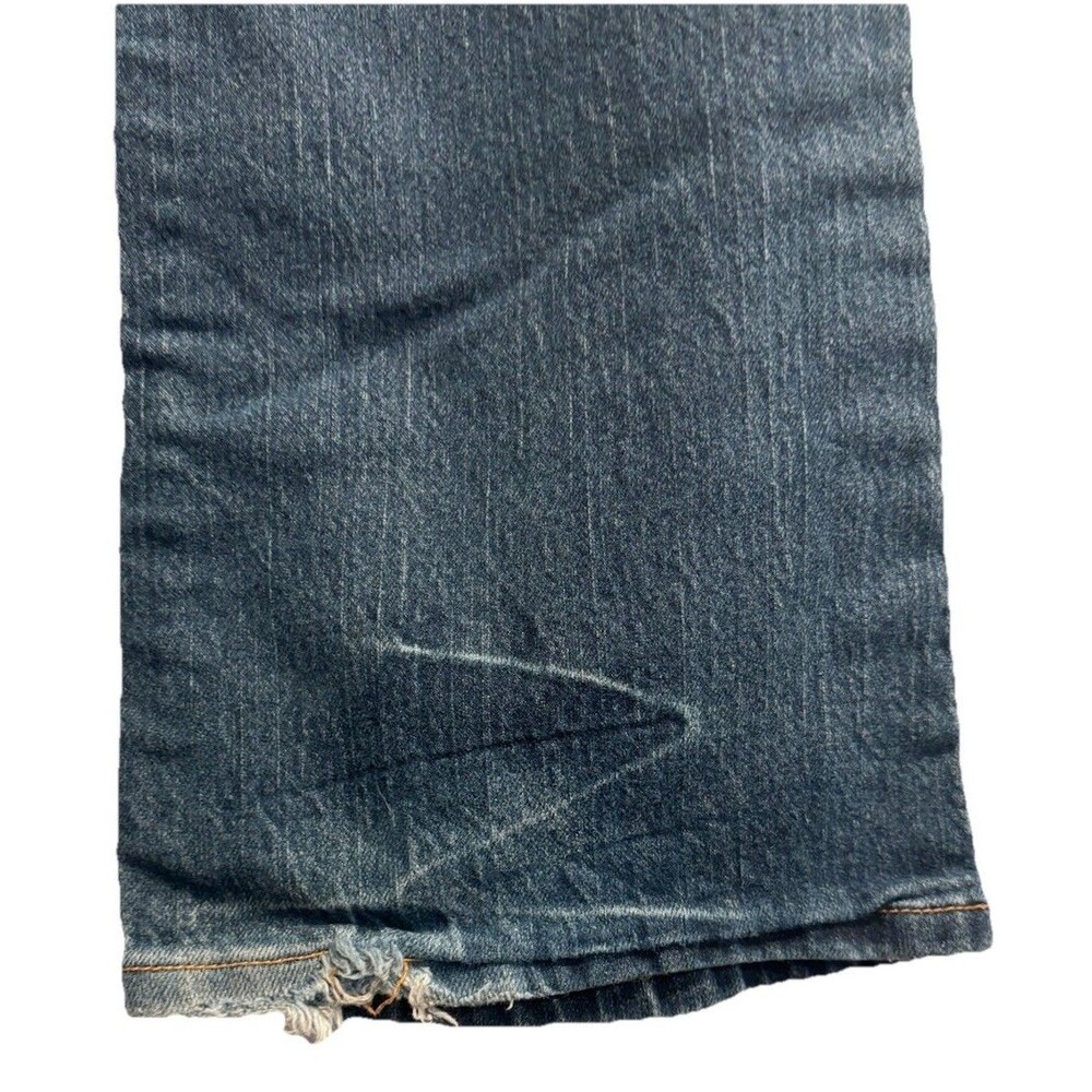 VTG Seven7 Size 29x31 Low Rise Flare Jeans Embroidered Pockets Denim Y2K - Picture 4 of 11